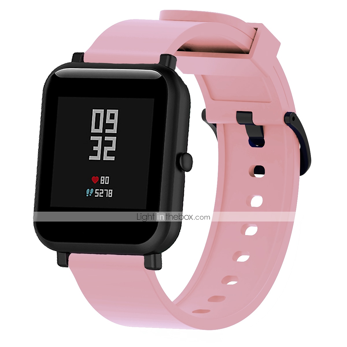 Klockarmband för Amazfit GTS 4,4mini, 3,2,2mini, 2e, GTR 42mm, Bip U Pro, U, 3 Pro, 3, S lite, S, lite Silikon Ersättning Rem Mjuk Andningsfunktion Klassiskt spänne Armband 2025 - $11.99 –P5