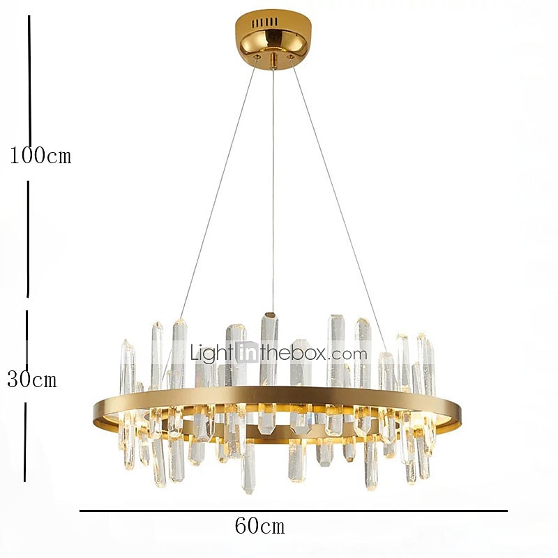 ثريا بتصميم سبوتنيك 60 سم معدن led 220-240 فولت 2025 - GBP £465 –P3