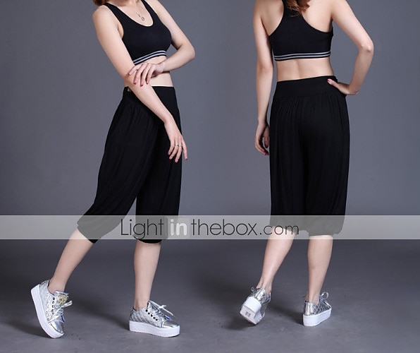 Women's Harem Pants Quick Dry Lightweight High Waist Yoga Zumba Fitness Gym Workout Bloomers Capri Pants Fashion White Black Green Modal Plus Size Sports Activewear High Elasticity Loose / Royal Blue 2025 - GBP £17 –P7