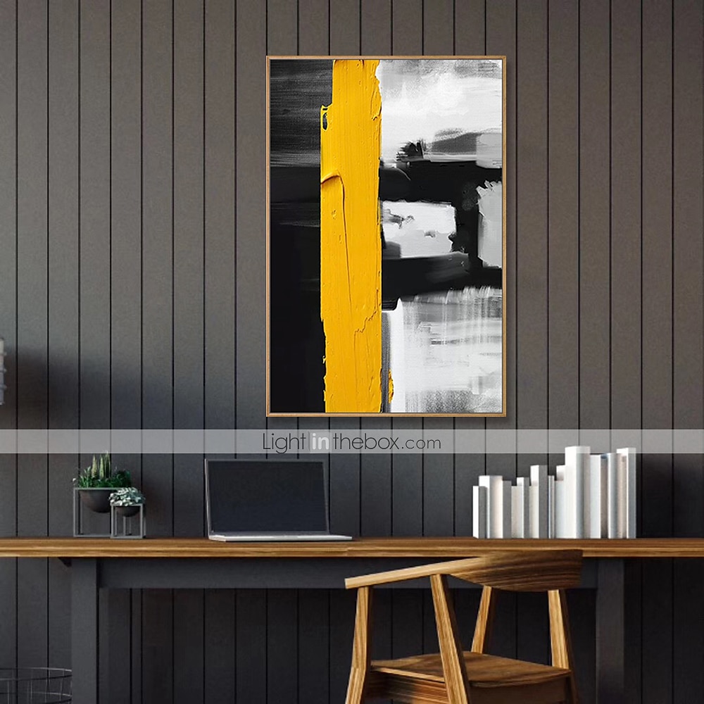 Oil Painting Hand Painted Vertical Abstract Pop Art Modern Stretched Canvas 2025 - $105.99 –P2