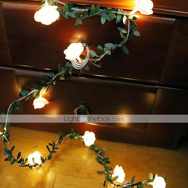 Elegant Wedding Reception Party 6M LED String Light Artificial Green Leaf Ivy Vine, Battery-Powered Decorative Lighting for Christmas, Home, Wedding, Valentine's Day & Garden Decor 2025 - $23.99 –P7