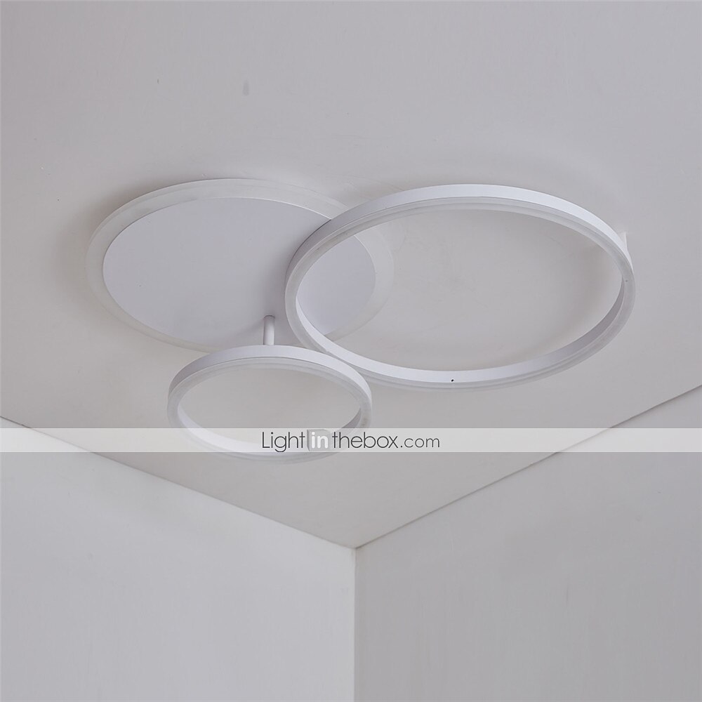 Luzes de teto de 50 cm com 3 luzes LED design círculo design de cluster luzes embutidas acabamentos em metal pintado de estilo nórdico moderno luzes de sala de jantar de escritório 110-240v somente de 2025 por $169.99 –P8
