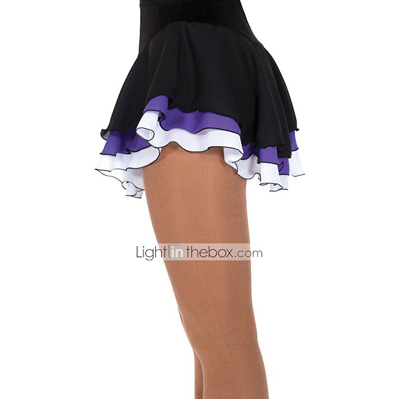 Kűrruha Női Lány Klizanje na ledu Szoknyák Felszerelések Fekete Rózsaszín Piros Spandex Nagy rugalmasságú Edzés Gyakorlat Verseny Kűrruhák Kézzel készített Kollázs Jégkorcsolyázás Műkorcsolyázás 2025 - $27.99 –P6