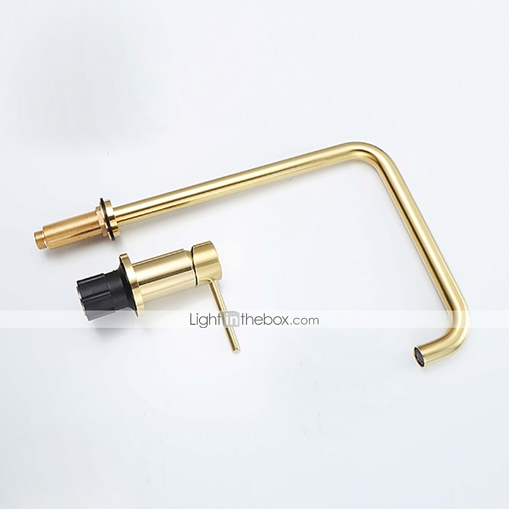 Robinet de lavabo de salle de bain, finition noir/chrome/or brossé/or rose répandu mitigeur de lavabo à deux trous mitigeur de lavabo robinet de salle de bain avec interrupteur chaud et froid de 2025 ? $178.99 –P2