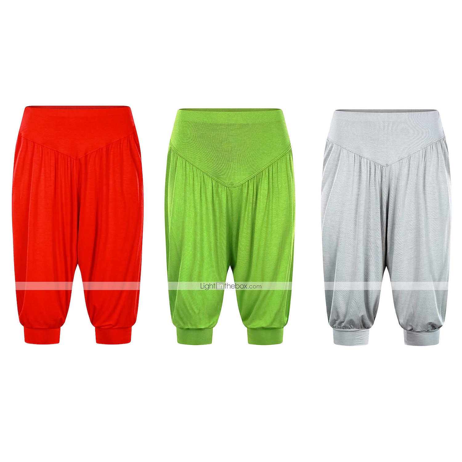 Women's Harem Pants Quick Dry Lightweight High Waist Yoga Zumba Fitness Gym Workout Bloomers Capri Pants Fashion White Black Green Modal Plus Size Sports Activewear High Elasticity Loose / Royal Blue 2025 - GBP £17 –P15