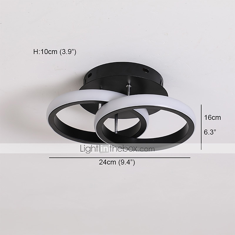 24 cm Liniendesign Einbauleuchten Metall moderner Stil lackierte Oberflächen LED moderne 220-240V 2026 - $71.99 –P2