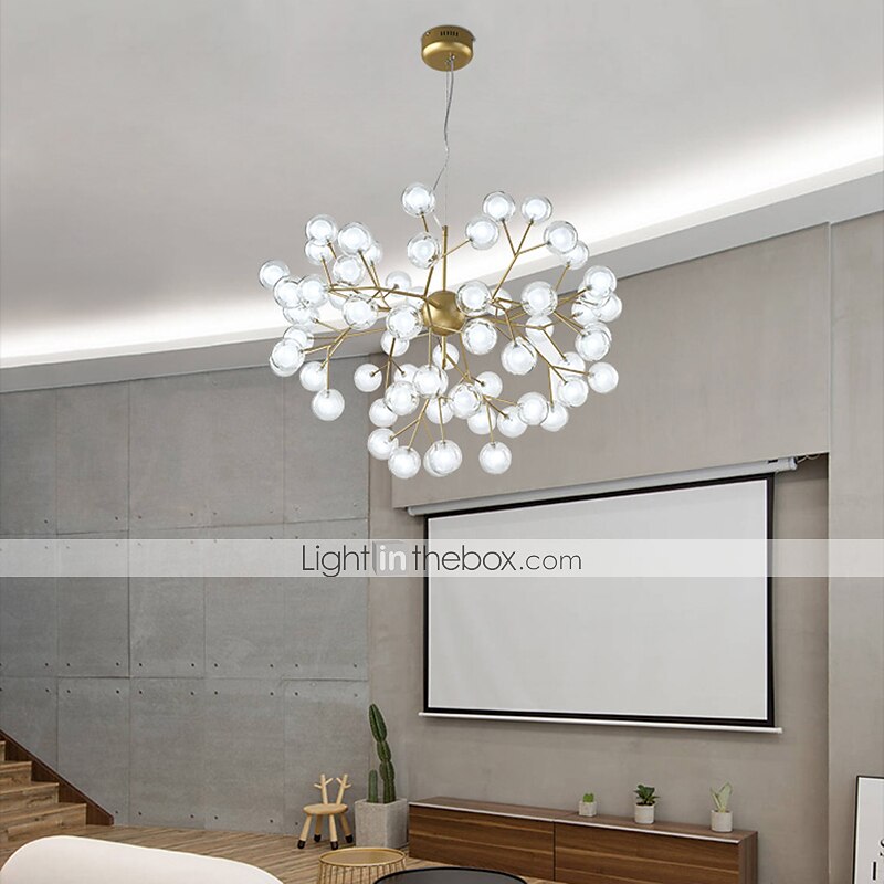 80 cm Sputnik Design Kronleuchter Metall Mini lackierte Oberflächen moderner nordischer Stil generisch 2025 - $634.49 –P1