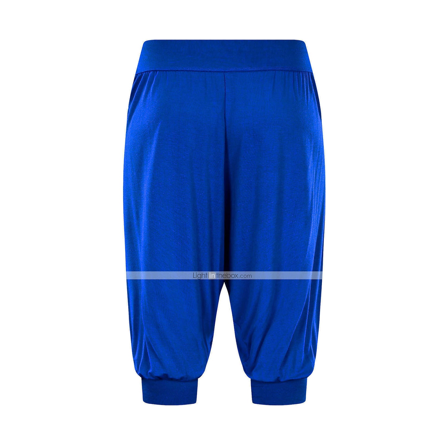 Women's Harem Pants Quick Dry Lightweight High Waist Yoga Zumba Fitness Gym Workout Bloomers Capri Pants Fashion White Black Green Modal Plus Size Sports Activewear High Elasticity Loose / Royal Blue 2025 - GBP £17 –P19