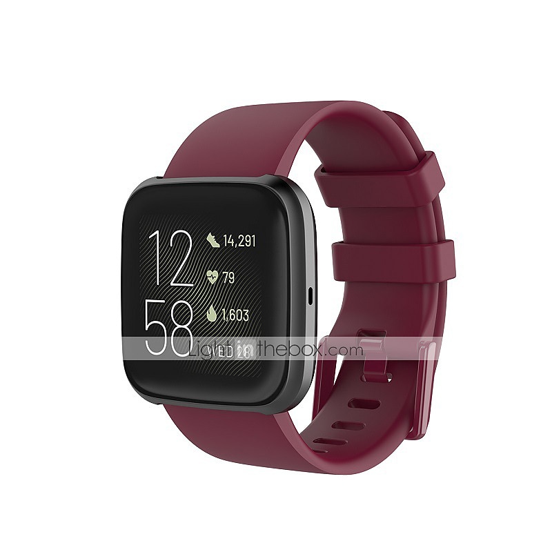 Cinturino per orologio  per Fitbit Versa 2 / Versa Lite / Versa SE / Versa Silicone morbido Sostituzione Cinghia Regolabili Traspirante Chiusura classica Cinturino sportivo Polsino del 2025 a $15.99 –P11
