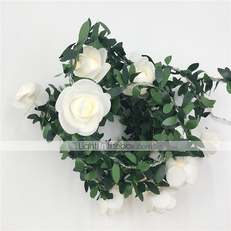 Elegant Wedding Reception Party 6M LED String Light Artificial Green Leaf Ivy Vine, Battery-Powered Decorative Lighting for Christmas, Home, Wedding, Valentine's Day & Garden Decor 2025 - $23.99 –P11