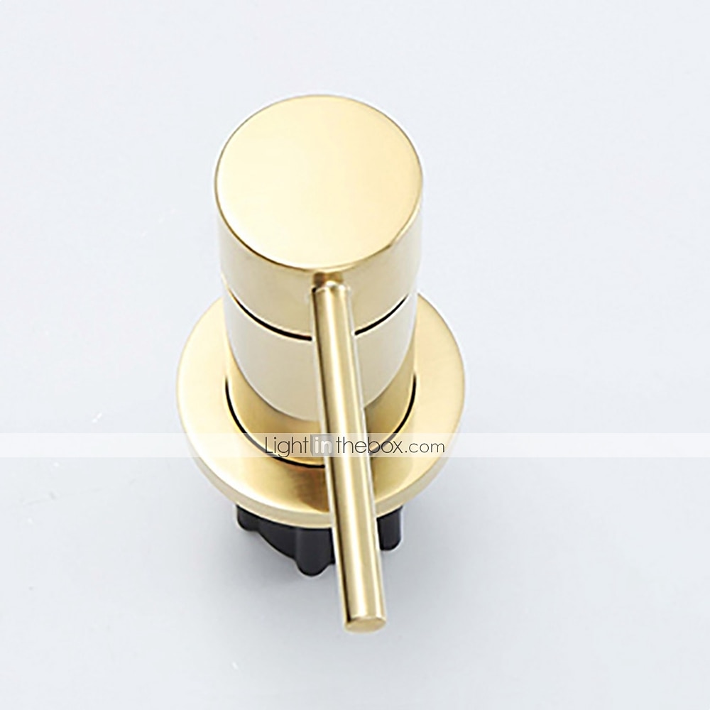 Robinet de lavabo de salle de bain, finition noir/chrome/or brossé/or rose répandu mitigeur de lavabo à deux trous mitigeur de lavabo robinet de salle de bain avec interrupteur chaud et froid de 2025 ? $178.99 –P3