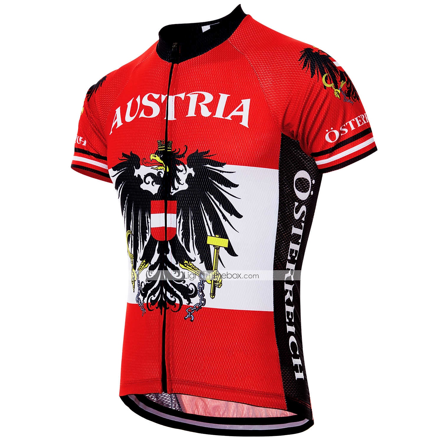 Homens Camisa para Ciclismo Padrão Águia Rússia Manga Curta Moto Camisa / Roupas Para Esporte Blusas com 3 bolsos traseiros Ciclismo de Montanha Ciclismo de Estrada Resistente a UV Secagem Rápida de 2026 por $30.99 –P17