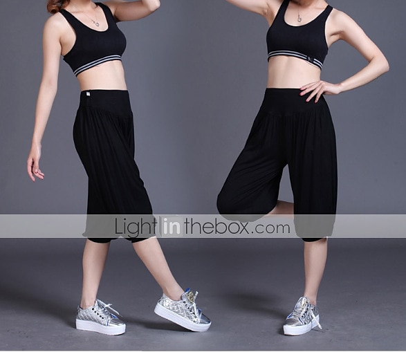 Women's Harem Pants Quick Dry Lightweight High Waist Yoga Zumba Fitness Gym Workout Bloomers Capri Pants Fashion White Black Green Modal Plus Size Sports Activewear High Elasticity Loose / Royal Blue 2025 - GBP £17 –P6