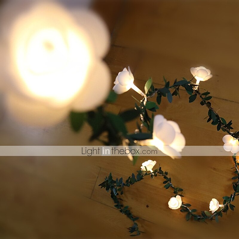 Elegant Wedding Reception Party 6M LED String Light Artificial Green Leaf Ivy Vine, Battery-Powered Decorative Lighting for Christmas, Home, Wedding, Valentine's Day & Garden Decor 2025 - $23.99 –P8