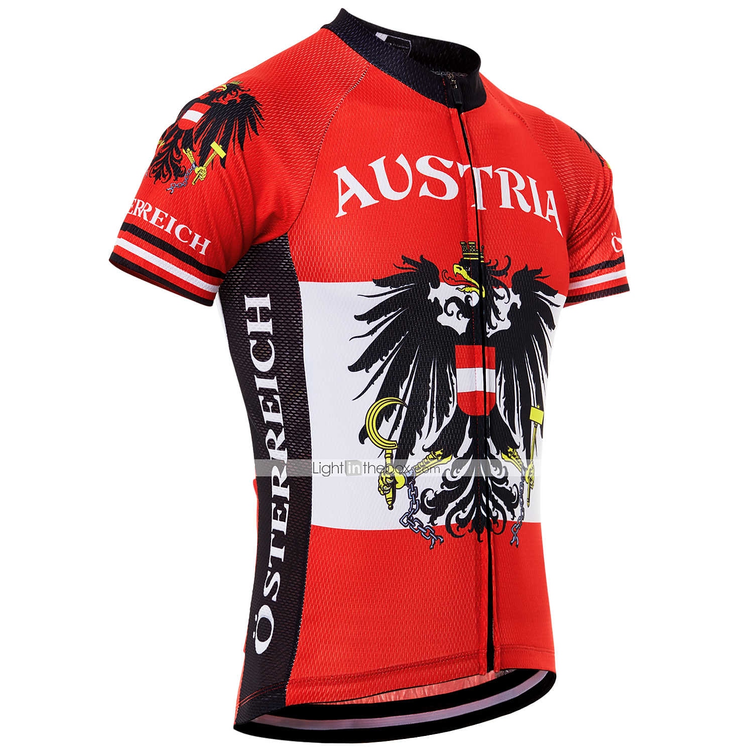 Homens Camisa para Ciclismo Padrão Águia Rússia Manga Curta Moto Camisa / Roupas Para Esporte Blusas com 3 bolsos traseiros Ciclismo de Montanha Ciclismo de Estrada Resistente a UV Secagem Rápida de 2026 por $30.99 –P14