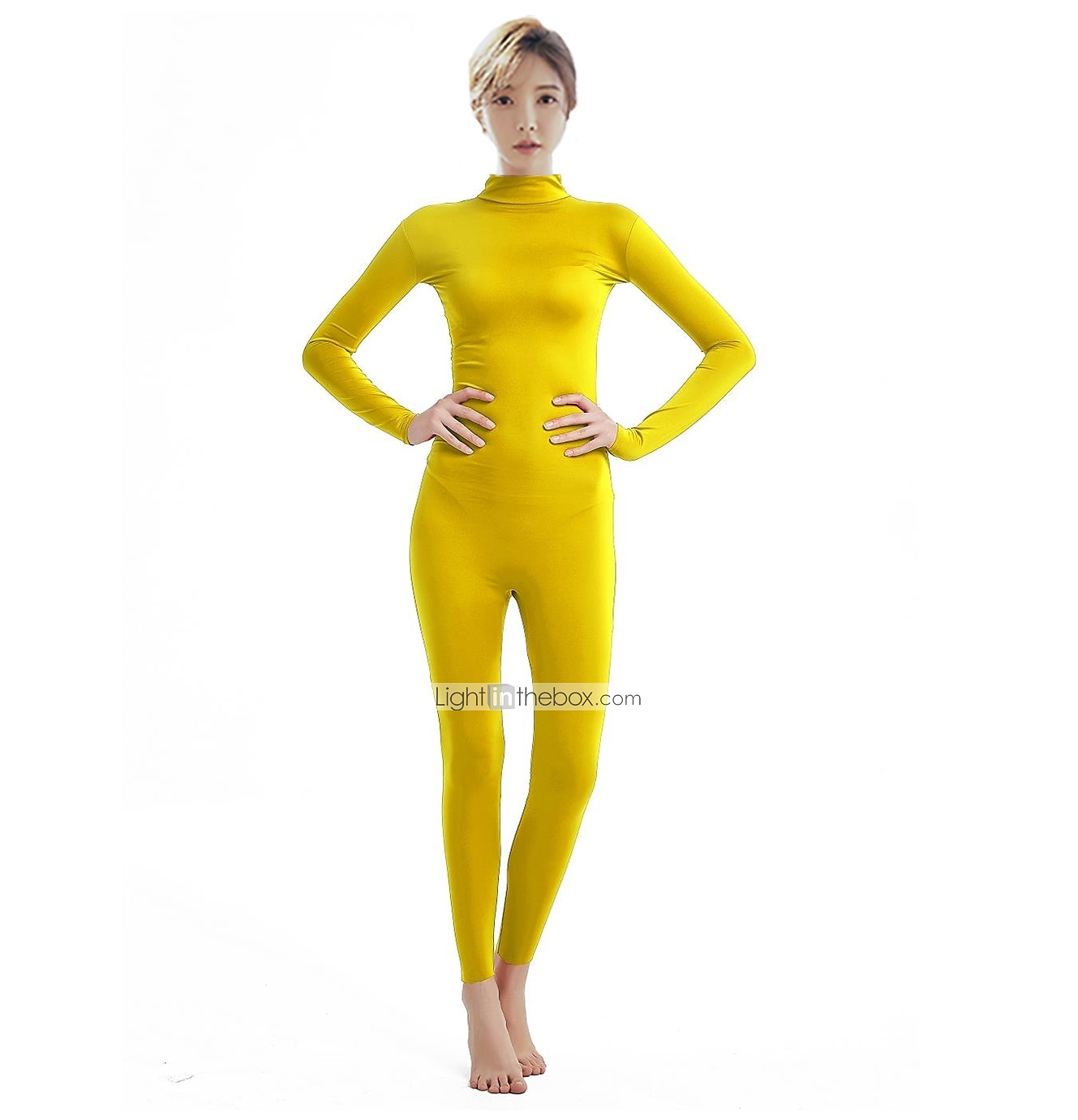 Reviews: Fuchsia Full Body Suit  Solid Color Full-body Spandex Lycra  Original Zentai Suit