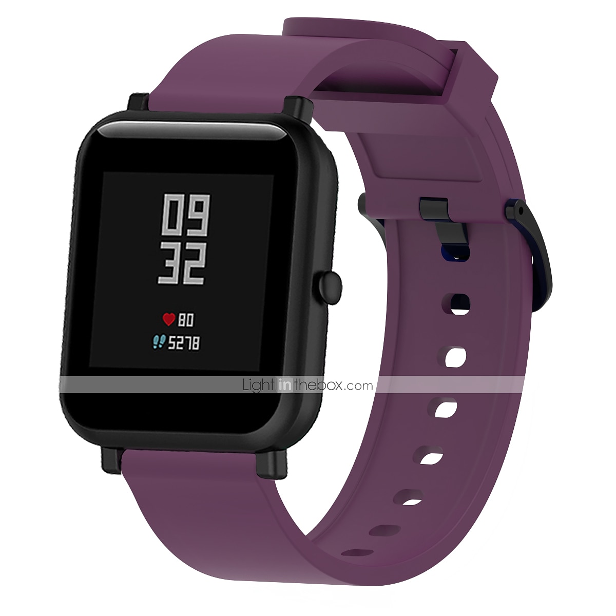 Klockarmband för Amazfit GTS 4,4mini, 3,2,2mini, 2e, GTR 42mm, Bip U Pro, U, 3 Pro, 3, S lite, S, lite Silikon Ersättning Rem Mjuk Andningsfunktion Klassiskt spänne Armband 2025 - $11.99 –P10