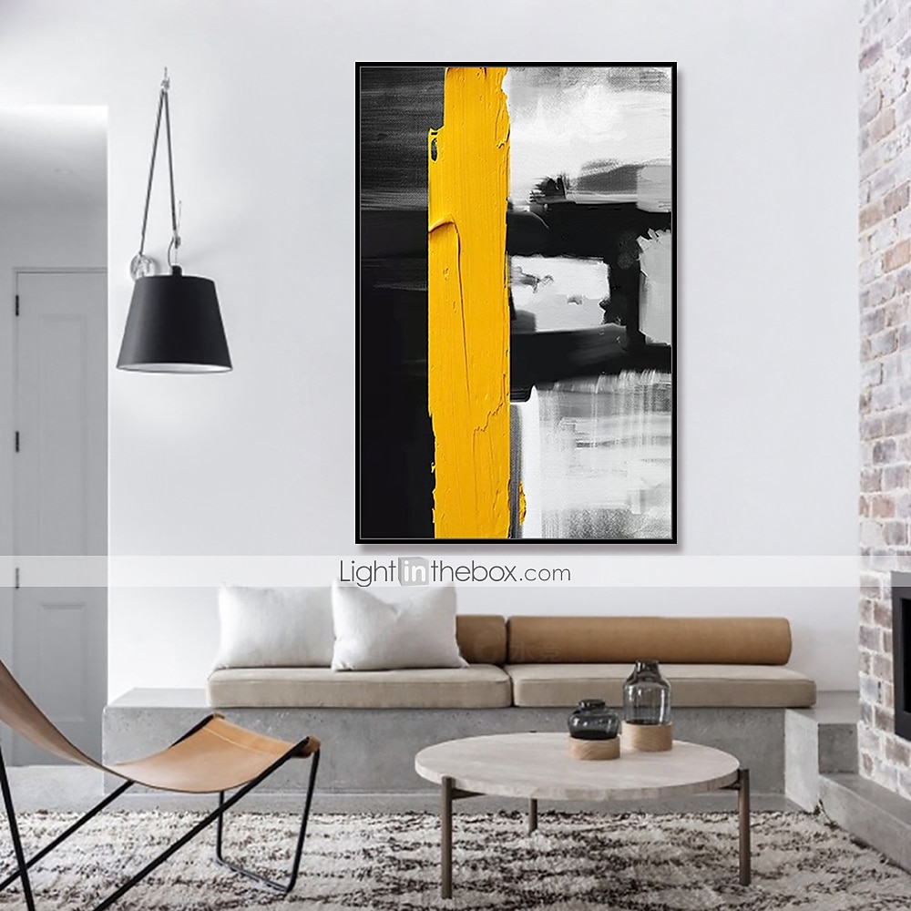 Oil Painting Hand Painted Vertical Abstract Pop Art Modern Stretched Canvas 2025 - $105.99 –P1