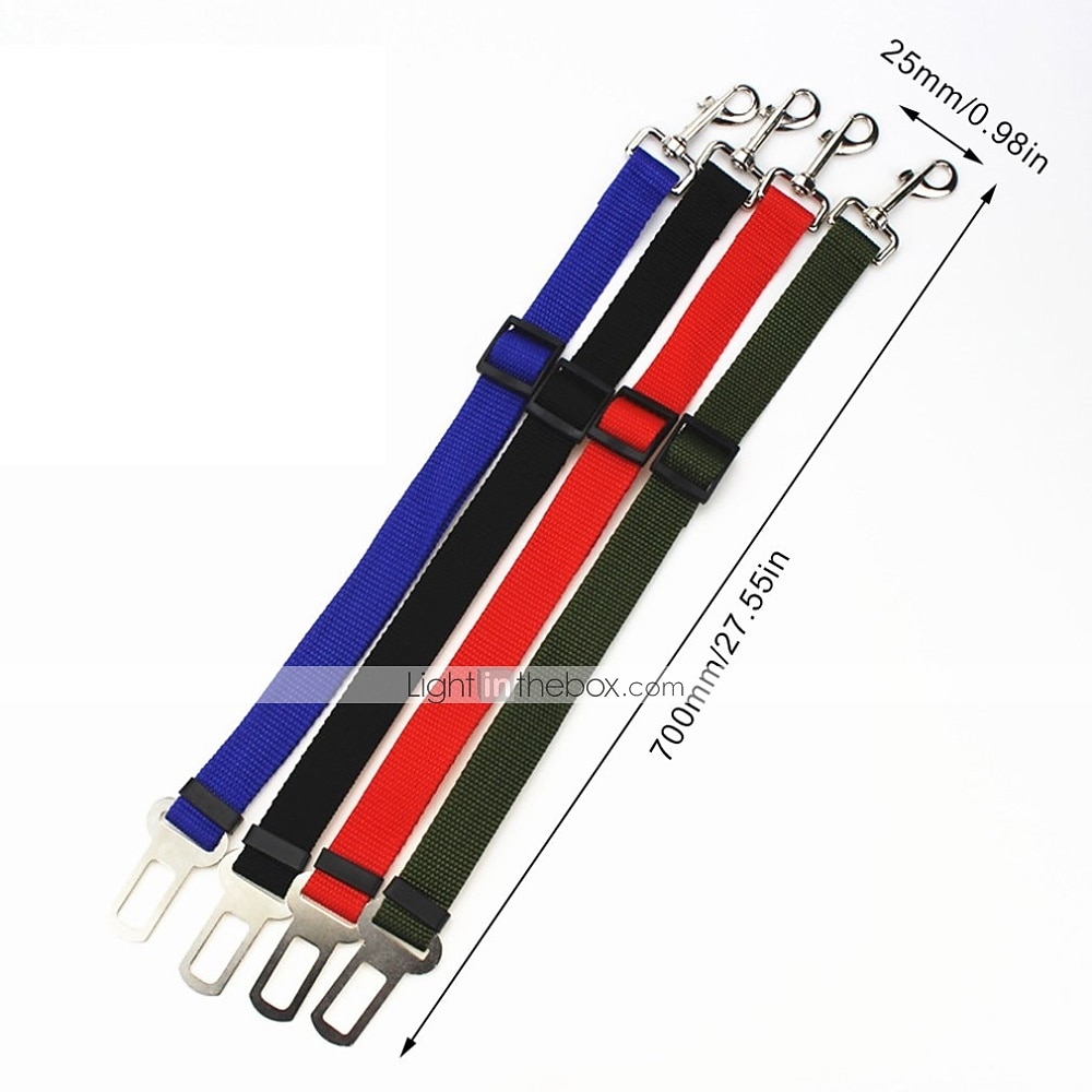 2 buc masina de siguranță masina centură de nailon animale de companie câine pisică scaun cârlig harnașă pentru pisoi catelus vehicul leash reglabil 2026 - $10.99 –P2