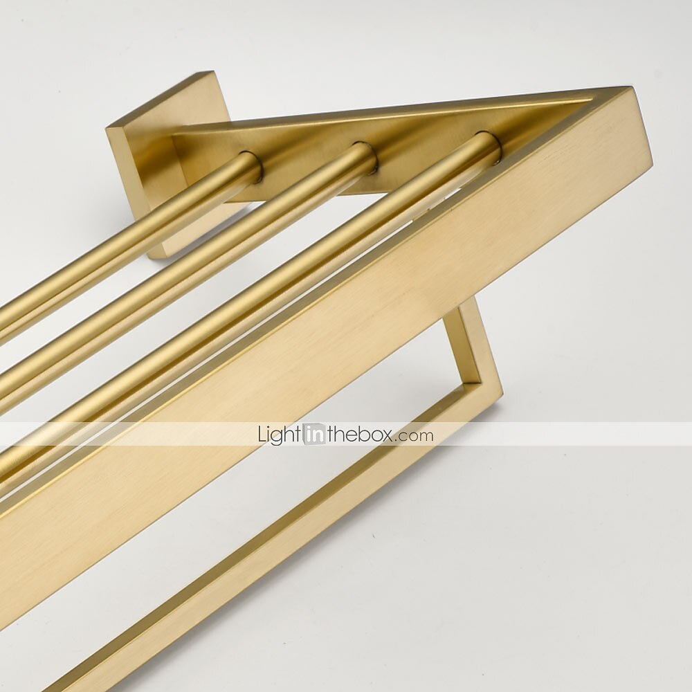 Bathroom Accessory Set,Brushed Golden Stainless Steel Wall Mounted Hardware Sets,Includeing 2 Robe Hooks, 1 Toilet Paper Holder,1 Towel Rack 2025 - $167.99 –P4
