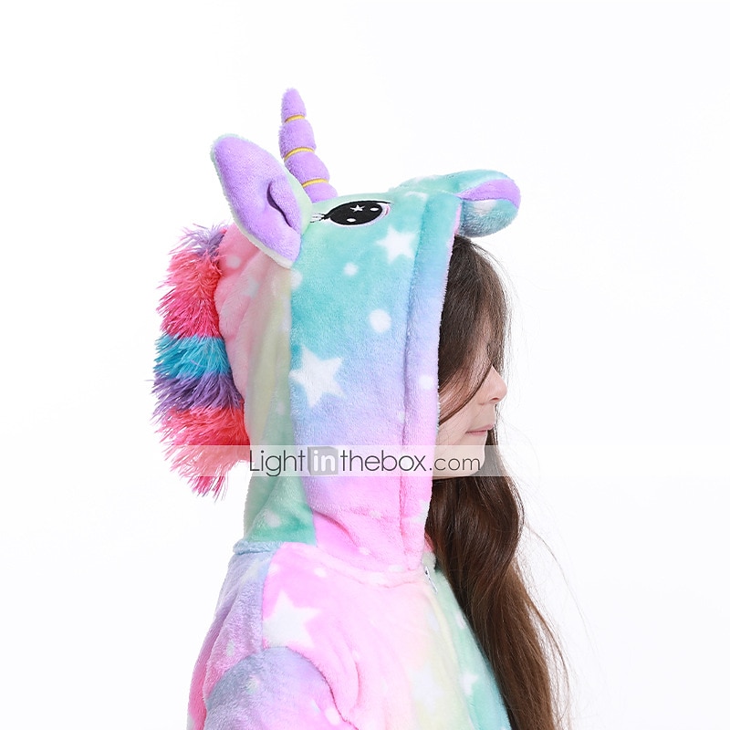 Pijamas Kigurumi Disfraz de lujo Disfraz de mono Animal Unicornio Dibujos Cálido Confortable Niños Unisexo Niños y niñas Víspera de Todos los Santos Carnaval Fiesta Rendimiento Ropa de casa 2026 - $38.99 –P4