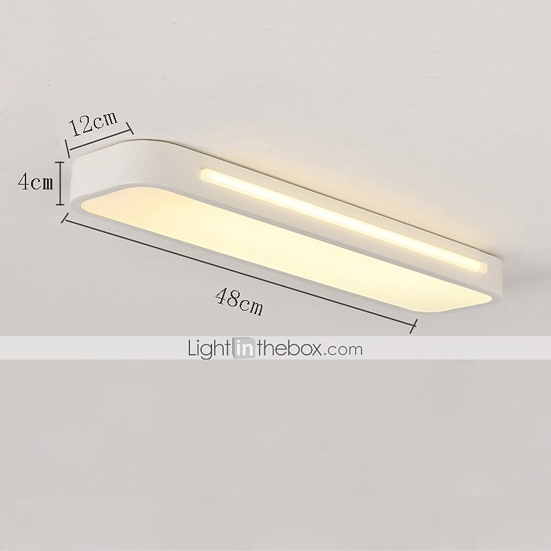 12 cm-es geometriai formák süllyesztett lámpák led mennyezeti lámpák fém akril festett felületek led modern 110-120v 220-240v / ce minősítéssel 2025 - $86.99 –P1