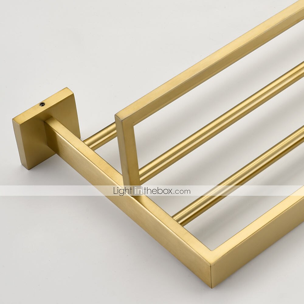 Bathroom Accessory Set,Brushed Golden Stainless Steel Wall Mounted Hardware Sets,Includeing 2 Robe Hooks, 1 Toilet Paper Holder,1 Towel Rack 2025 - $167.99 –P6