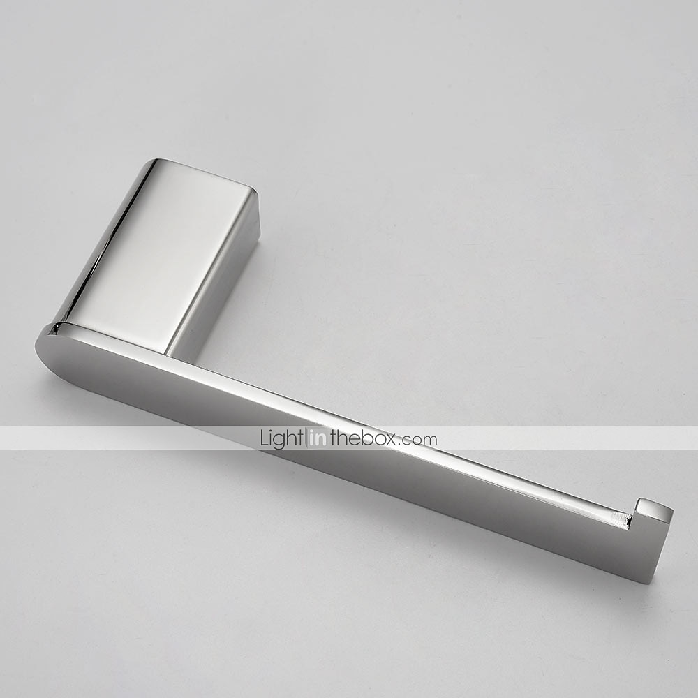 accessorio bagno porta accappatoio, portasalviette, portasciugamani, porta carta igienica in acciaio inox con ripiano portacellulare argento lucido a specchio del 2025 a $27.99 –P12