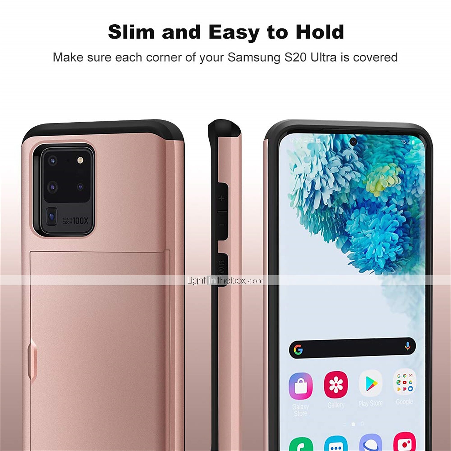 Phone Case For Samsung Galaxy S24 S23 S21 S20 Plus Ultra Note 20 10 S25 Ultra Back Cover Bumper Frame Four Corners Drop Resistance With Card Holder Armor TPU 2025 - $12.99 –P4