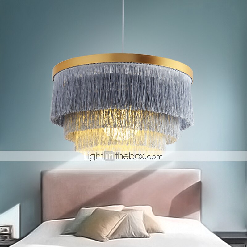 42 cm enkel design taklampa led tofs metall elektropläterad modern traditionell / klassisk generisk 2026 - $299.99 –P2