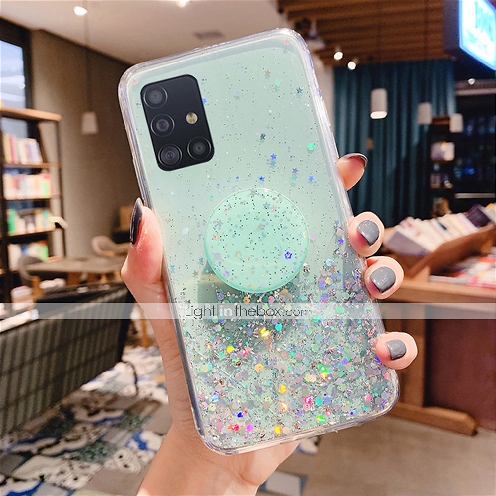 телефон Кейс для Назначение SSamsung Galaxy S24 S23 S22 S21 S20 Plus Ultra А73 А53 А33 A72 A52 A42 S25 Ультра Кейс на заднюю панель со стендом Полная защита тела Сияние и блеск 2025 - $11.99 –P3