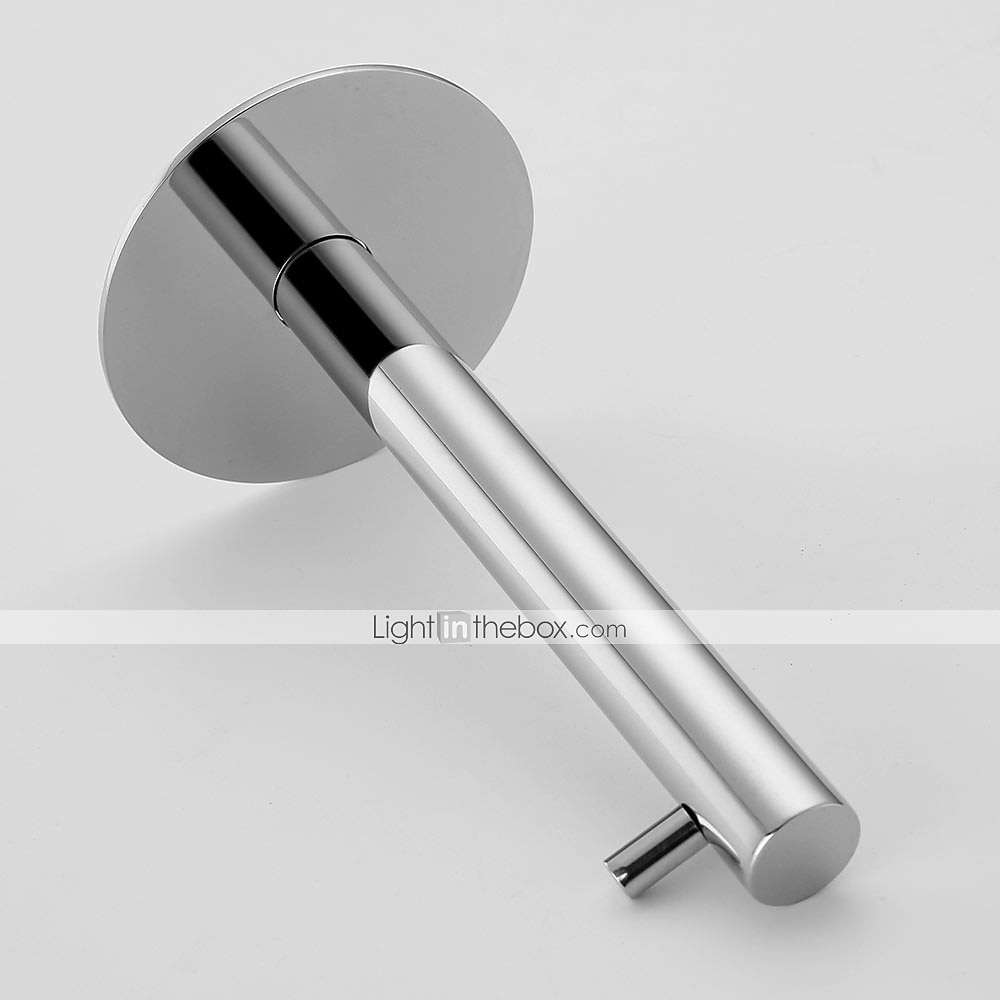 suport de hârtie igienică rotund, design nou, autoadeziv, din oțel inoxidabil, rulou de baie, raft de hârtie montat pe perete 1buc 2025 - $23.99 –P7