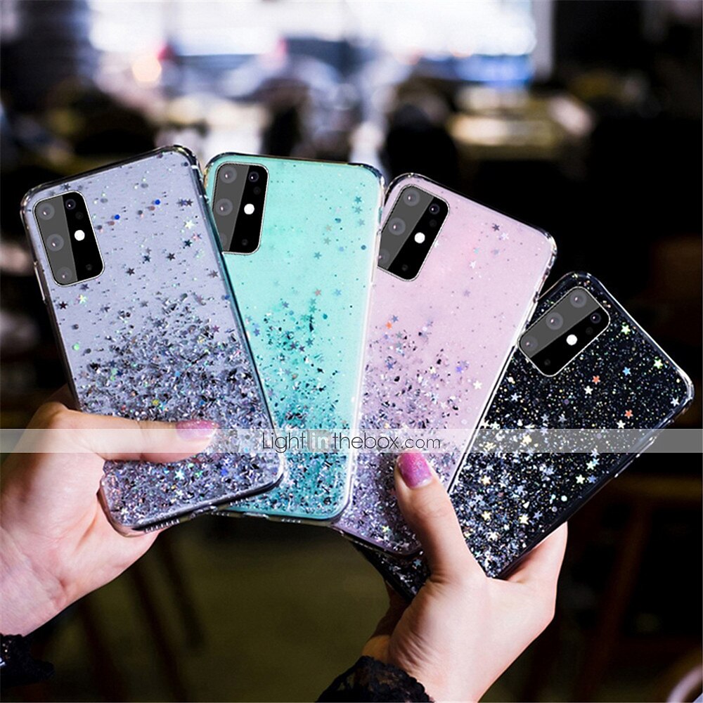 τηλέφωνο tok Για Samsung Galaxy S24 S23 S22 S21 S20 Plus Ultra Α73 Α53 Α33 A42 S25 Ultra Πίσω Κάλυμμα Λάμψη γκλίτερ Ουρανός Λάμψη γκλίτερ TPU 2025 - $14.99 –P1