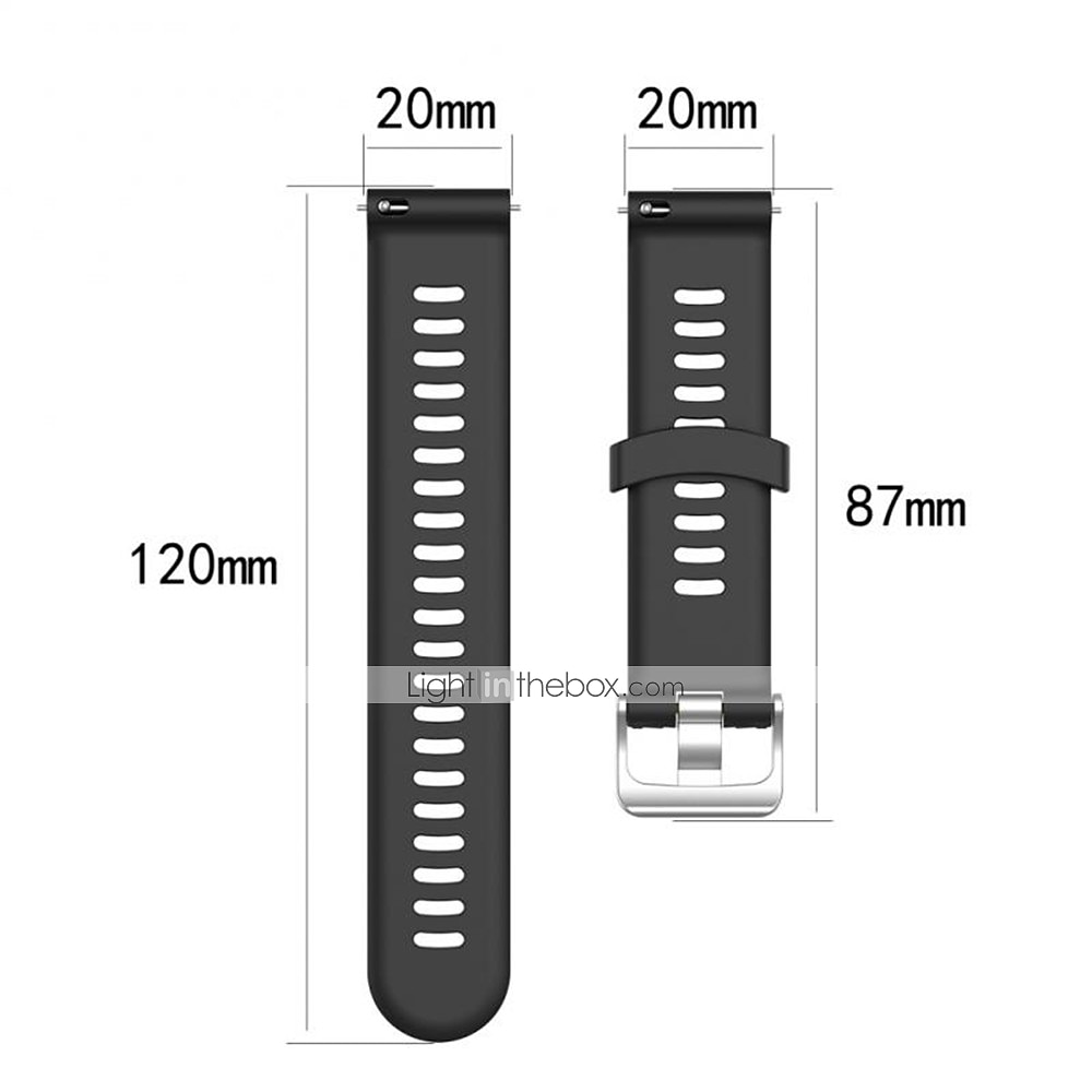 Ремешок для часов для Garmin Подход S42 / S40 / S12 силиконовый Замена Ремень Дышащий Спортивный ремешок Браслет 2026 - $11.99 –P1