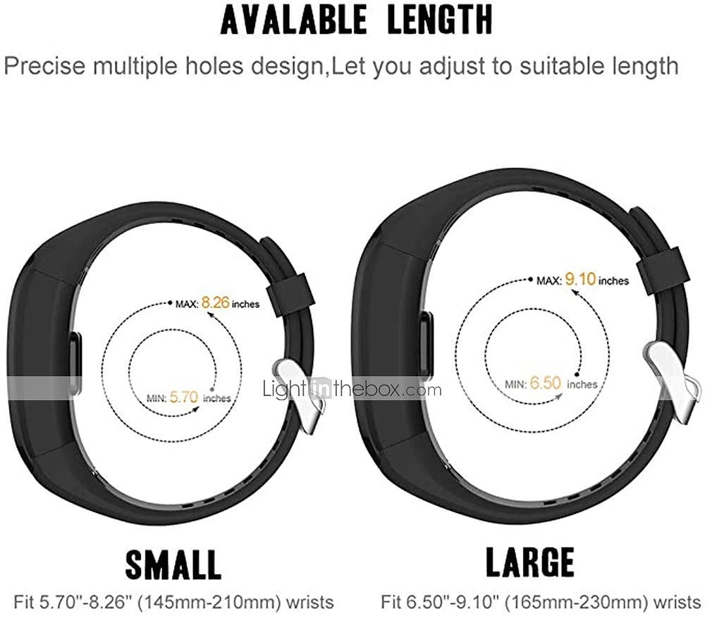 Watch Band for Garmin Vivosmart HR Silicone Replacement  Strap Breathable Sport Band Wristband 2026 - $12.99 –P1