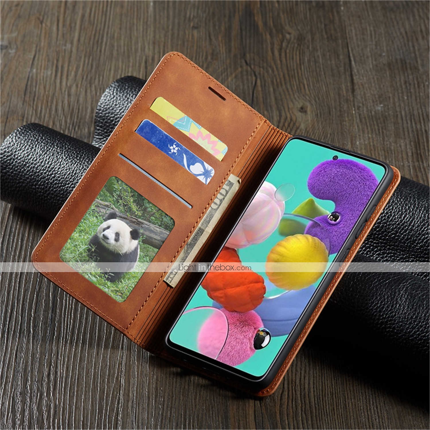 Capa Para Samsung Galaxy S24 S20 Plus S20 Ultra S20 S25 Ultra Capa Para Corpo Inteiro Carteira de Couro com Suporte de Pé Flip Carteira Couro Genuíno TPU Sólido de 2025 por $18.99 –P4