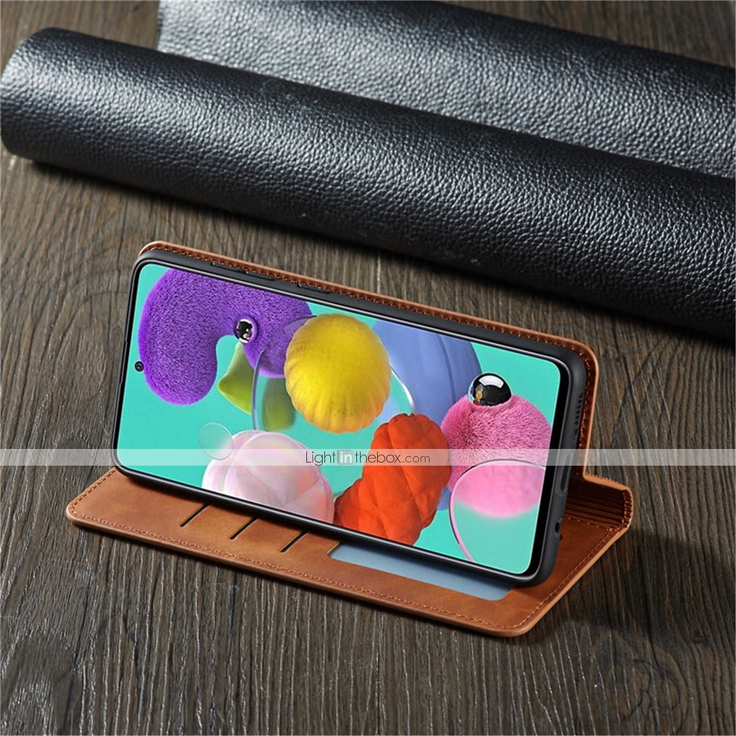 Capa Para Samsung Galaxy S24 S20 Plus S20 Ultra S20 S25 Ultra Capa Para Corpo Inteiro Carteira de Couro com Suporte de Pé Flip Carteira Couro Genuíno TPU Sólido de 2025 por $18.99 –P5