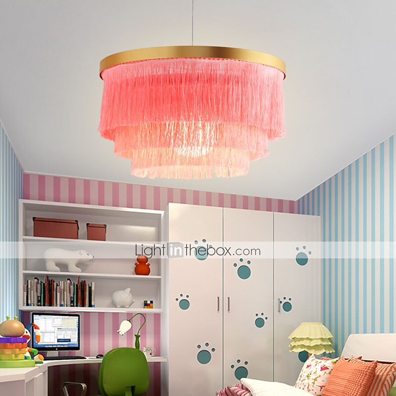42 cm enkel design taklampa led tofs metall elektropläterad modern traditionell / klassisk generisk 2026 - $299.99 –P4