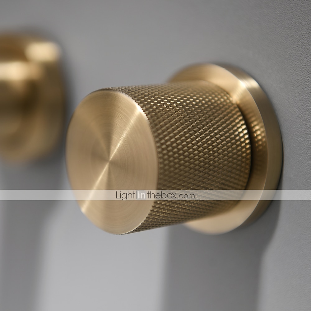 Bathroom Sink Faucet,Wall Mounted Brass Luxury Brushed Gold Finish Widespread Washroom Faucet Two Handles Three Holes Basin Sink Mixer Tap with Hot and Cold Switch 2025 - $194.99 –P4