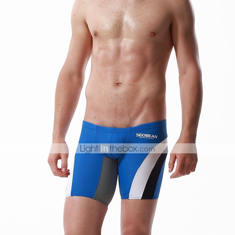 SEOBEAN® Per uomo Pantaloncini da mare Pantaloni Nuoto Surf Sport acquatici Costumi da bagno Traspirante Asciugatura rapida Comodo Chinlon Elastene Abbigliamento mare / Estate / Elasticizzato del 2026 a $16.49 –P15