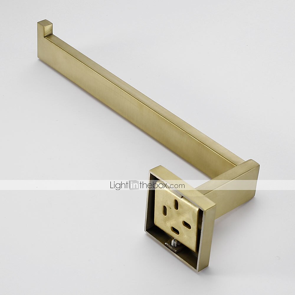 Barre porte-serviette Design nouveau / Créatif contemporain / Moderne Acier inoxydable / Acier à basse teneur en carbone / Métal 1pc - Salle de  Bain Simple / anneau de serviette Montage mural de 2025 ? $43.99 –P4