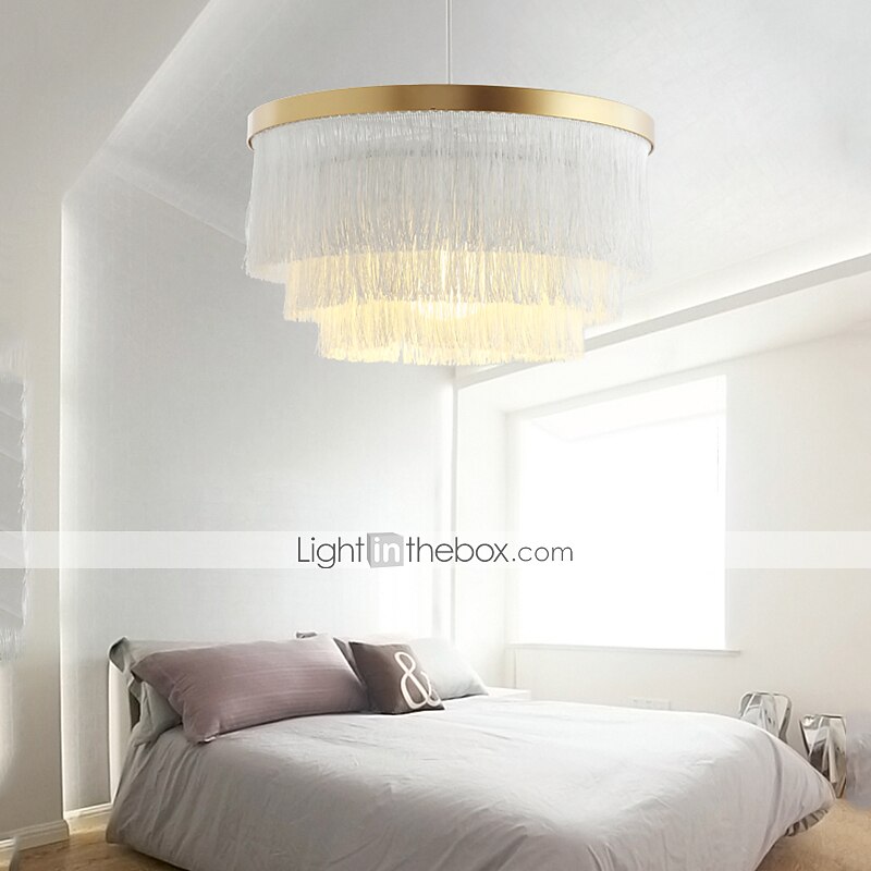 42 cm enkel design taklampa led tofs metall elektropläterad modern traditionell / klassisk generisk 2026 - $299.99 –P3