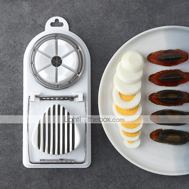 1pc Multifunctional Two-in-one Egg Cutter, Egg Fancy Cutter