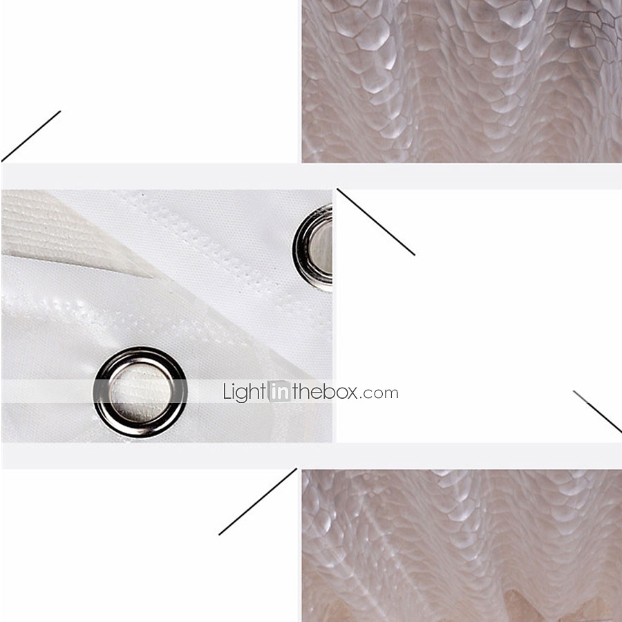 Liner de Toalha de Chuveiro EVA Transparente Toalha de Chuveiro Repelente de Água para Box de Banheiro Cubo D'água 72x72 Polegadas de 2025 por $18.49 –P6