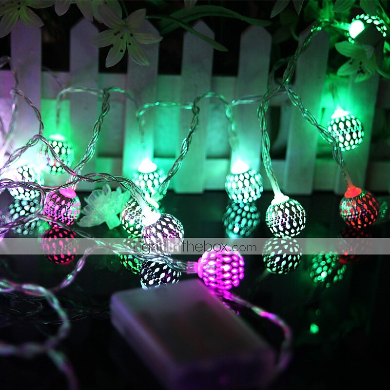 ramadan eid luci led marocchine luci della stringa della sfera 5m-40led fata ghirlanda rame patio stringa di luce globo fata lanterna di natale per la festa di nozze decorazione della casa usb o del 2025 a $24.99 –P3