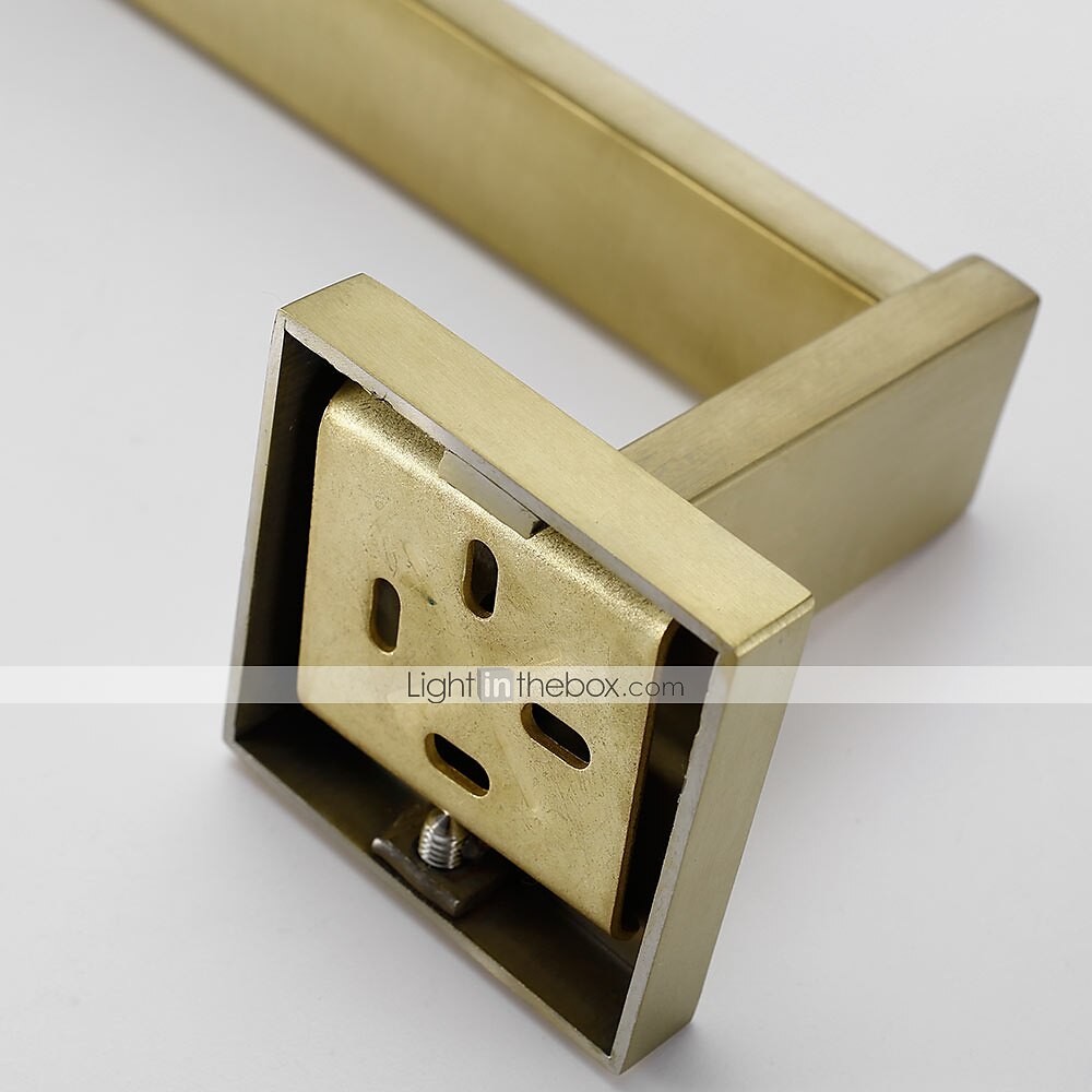 Barre porte-serviette Design nouveau / Créatif contemporain / Moderne Acier inoxydable / Acier à basse teneur en carbone / Métal 1pc - Salle de  Bain Simple / anneau de serviette Montage mural de 2025 ? $43.99 –P3