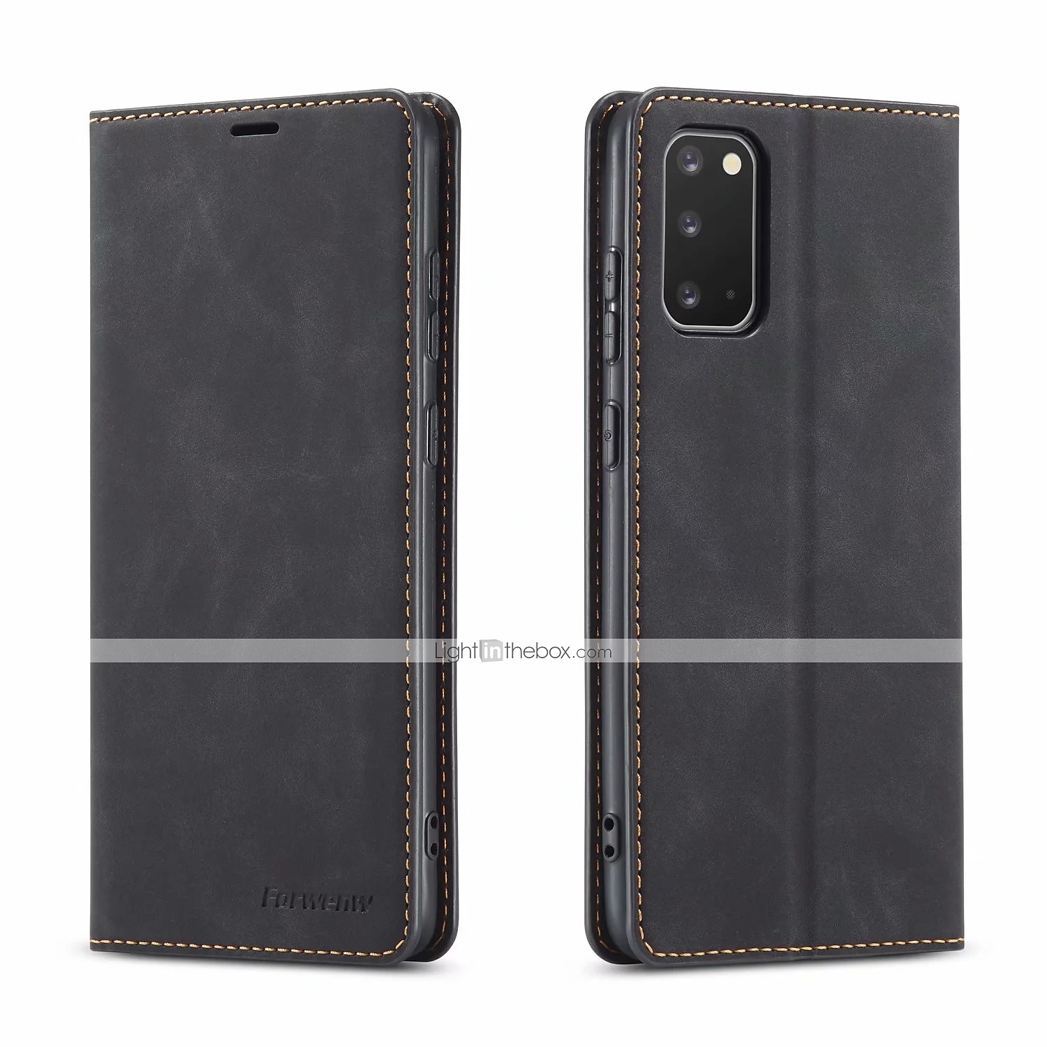 Capa Para Samsung Galaxy S24 S20 Plus S20 Ultra S20 S25 Ultra Capa Para Corpo Inteiro Carteira de Couro com Suporte de Pé Flip Carteira Couro Genuíno TPU Sólido de 2025 por $18.99 –P13