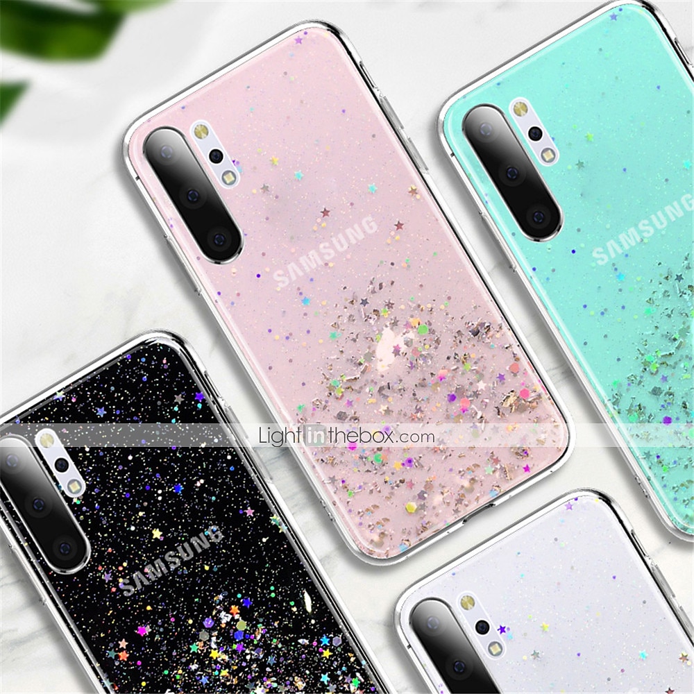 τηλέφωνο tok Για Samsung Galaxy S24 S23 S22 S21 S20 Plus Ultra Α73 Α53 Α33 A42 S25 Ultra Πίσω Κάλυμμα Λάμψη γκλίτερ Ουρανός Λάμψη γκλίτερ TPU 2025 - $14.99 –P3