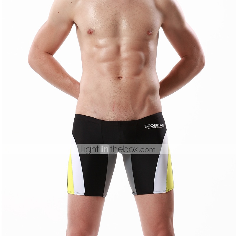 SEOBEAN® Per uomo Pantaloncini da mare Pantaloni Nuoto Surf Sport acquatici Costumi da bagno Traspirante Asciugatura rapida Comodo Chinlon Elastene Abbigliamento mare / Estate / Elasticizzato del 2026 a $16.49 –P1
