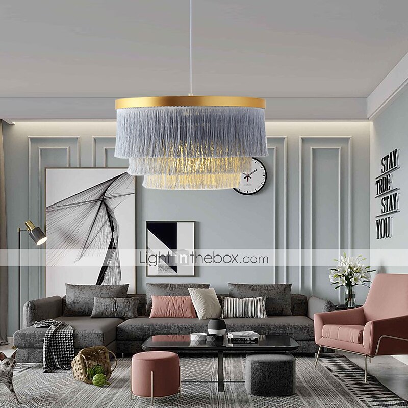 42 cm enkel design taklampa led tofs metall elektropläterad modern traditionell / klassisk generisk 2026 - $299.99 –P1